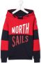 North Sails Kids Hoodie met colourblocking Rood - Thumbnail 1
