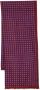 N.Peal Geruite sjaal Rood - Thumbnail 1