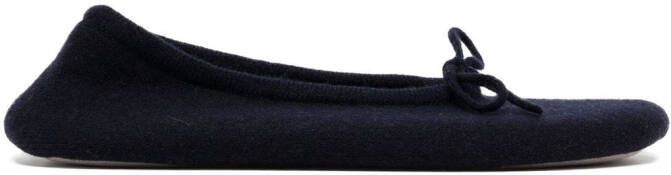 N.Peal Kasjmier ballerina's Blauw