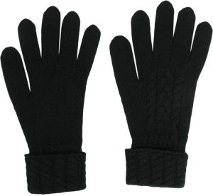 N.Peal Kasjmier handschoenen Zwart