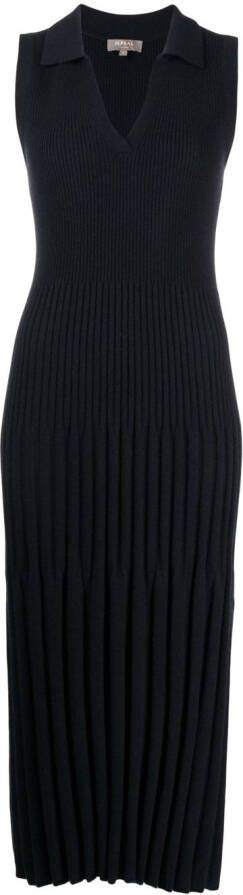 N.Peal Kasjmier jurk Blauw