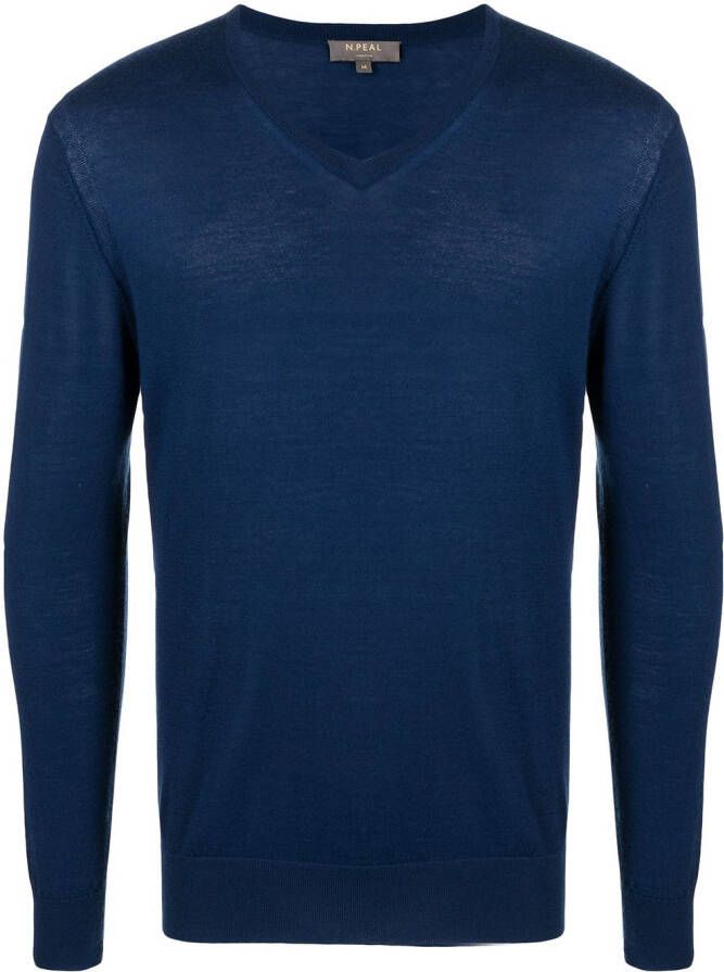 N.Peal Kasjmier sweater Blauw