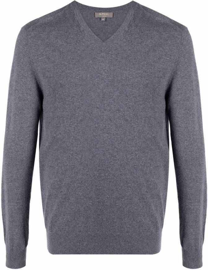 N.Peal Kasjmier trui Grijs