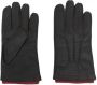 N.Peal Leren handschoenen Zwart - Thumbnail 1