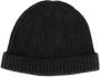 N.Peal ribbed hat Grijs - Thumbnail 1