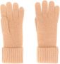 N.Peal Ribgebreide handschoenen Beige - Thumbnail 1