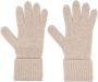 N.Peal Ribgebreide handschoenen Geel - Thumbnail 1