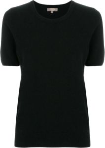N.Peal T-shirt met ronde hals Zwart