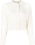 N.Peal Vest met ruche afwerking Wit - Thumbnail 1