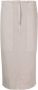 Nude High waist rok Grijs - Thumbnail 1