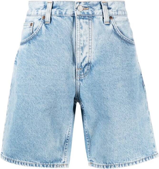 Nudie Jeans Denim shorts Blauw