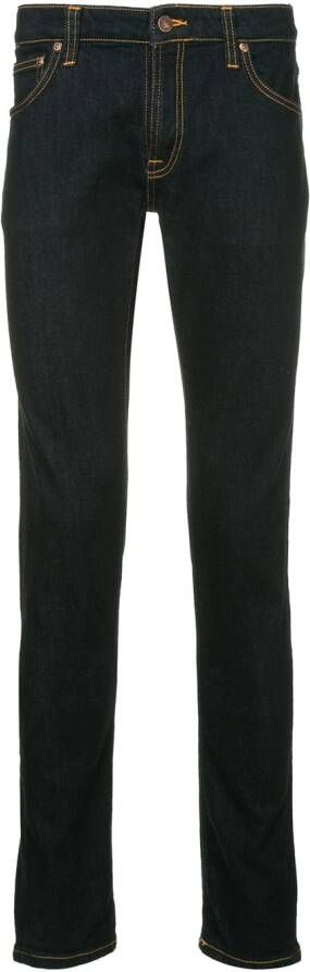 Nudie Jeans Skinny Lin jeans Blauw