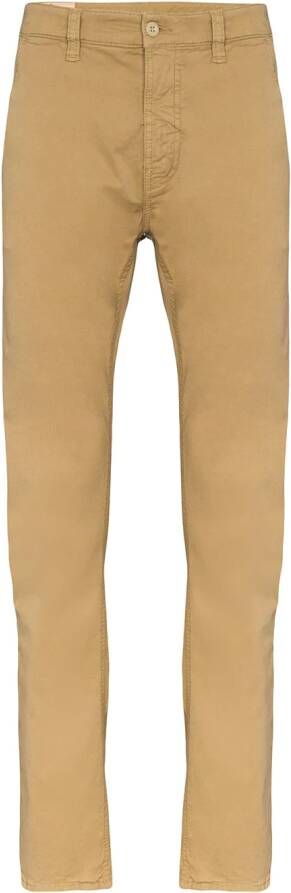 Nudie Jeans Slim-fit chino Bruin