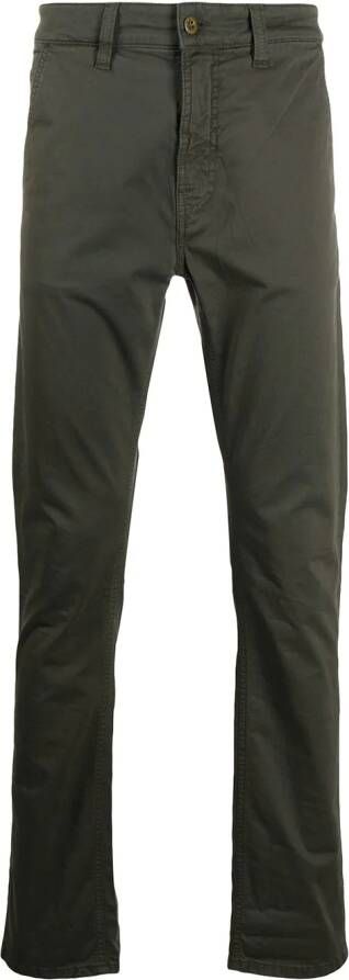 Nudie Jeans Slim-fit chino Groen