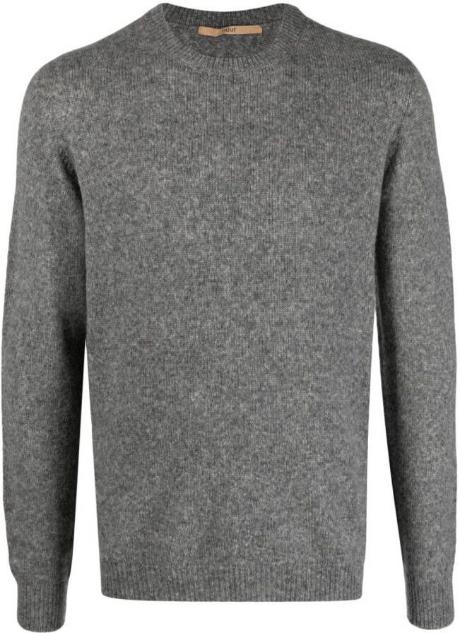 Nuur Trui met ronde hals Grijs