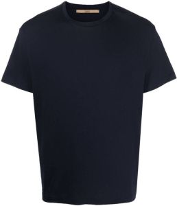 Nuur T-shirt met ronde hals Blauw