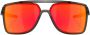 Oakley Castel zonnebril met vierkant montuur Grijs - Thumbnail 1