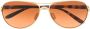 Oakley Feedback zonnebril met piloten montuur Goud - Thumbnail 1