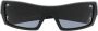 Oakley Zonnebril met plakkaat Zwart - Thumbnail 1