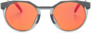 Oakley HSTN zonnebril met rond montuur Grijs