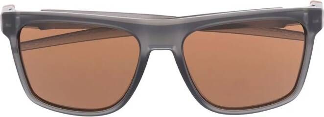 Oakley Leffingwell zonnebril met rechthoekig montuur Grijs
