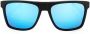 Oakley Leffingwell zonnebril met vierkant montuur Zwart - Thumbnail 1