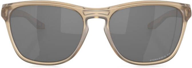 Oakley Manorburn zonnebril met vierkant montuur Bruin