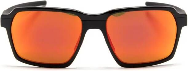 Oakley Parlay zonnebril met spiegelglazen Zwart