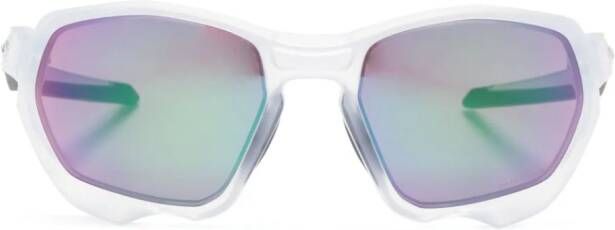 Oakley Plazma zonnebril met spiegelglazen Wit