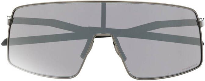 Oakley Zonnebril met vierkant montuur Zwart