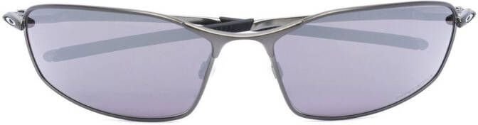 Oakley Zonnebril met breed montuur Zwart