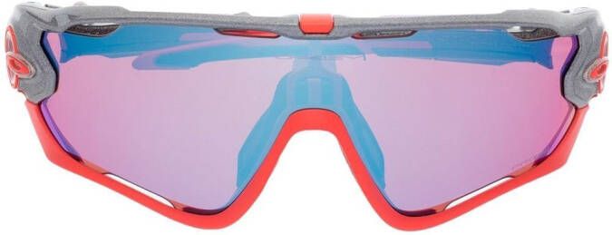 Oakley Zonnebril met gewelfde glazen Oranje
