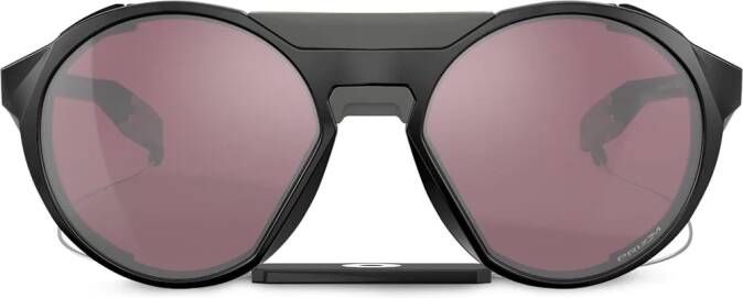 Oakley Zonnebril met rond montuur Zwart