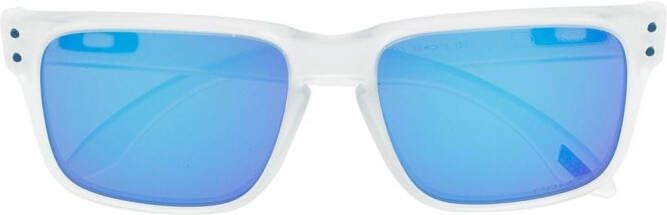 Oakley Zonnebril met vierkant montuur Beige