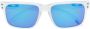 Oakley Zonnebril met vierkant montuur Beige - Thumbnail 1
