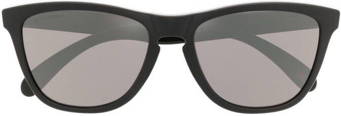 Oakley Zonnebril met vierkant montuur Zwart