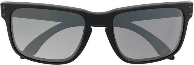 Oakley Zonnebril met vierkant montuur Zwart
