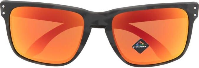 Oakley Zonnebril met wayfarer montuur Zwart