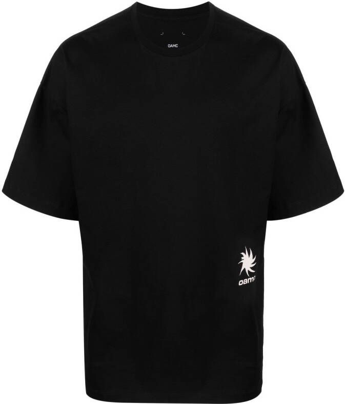 OAMC T-shirt met fotoprint Zwart