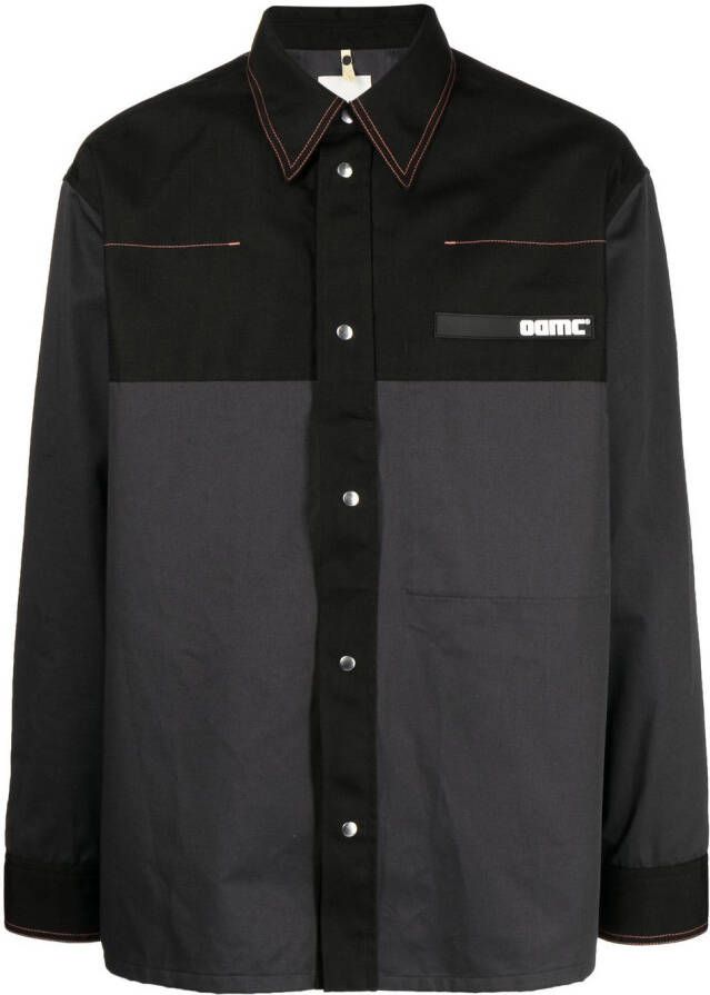 OAMC Oversized overhemd Zwart