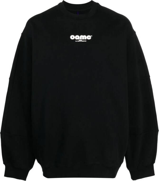 OAMC Sweater met logopatch Zwart