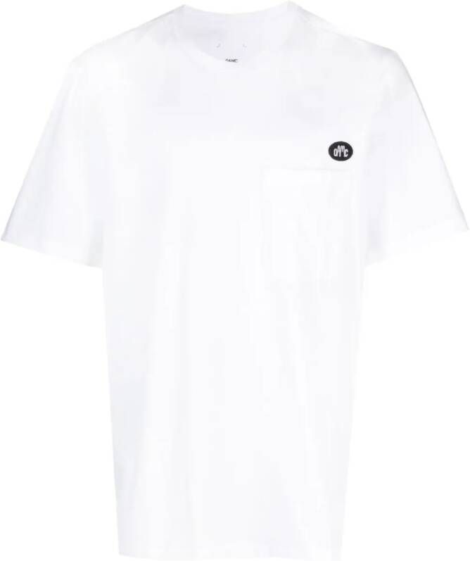 OAMC T-shirt met geborduurd logo Wit
