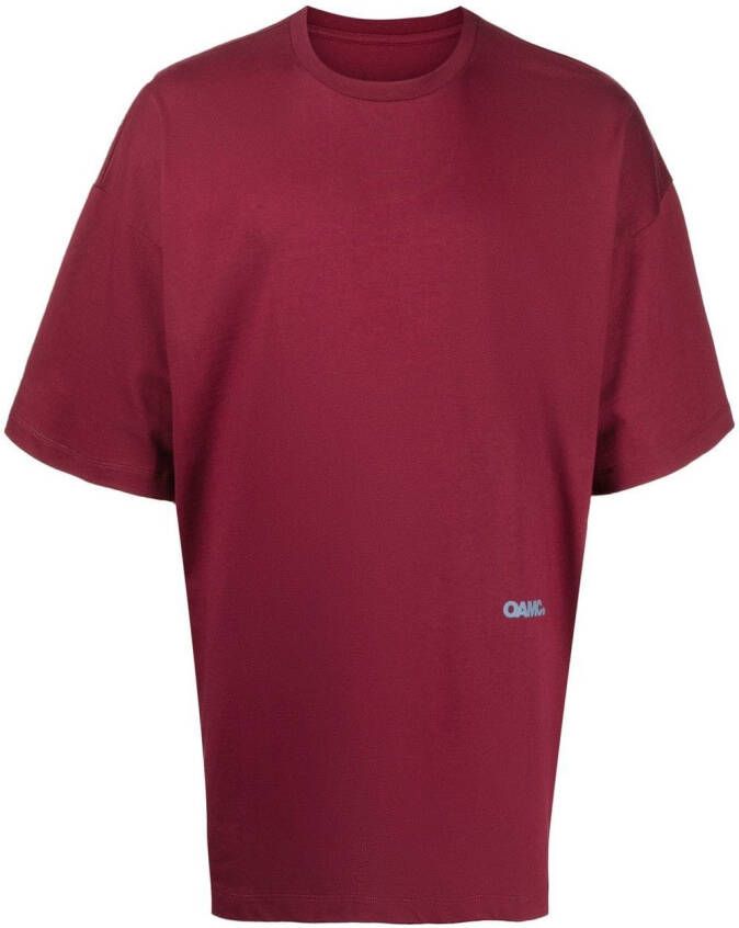 OAMC T-shirt met print Rood