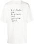 OAMC T-shirt met tekst Wit - Thumbnail 1