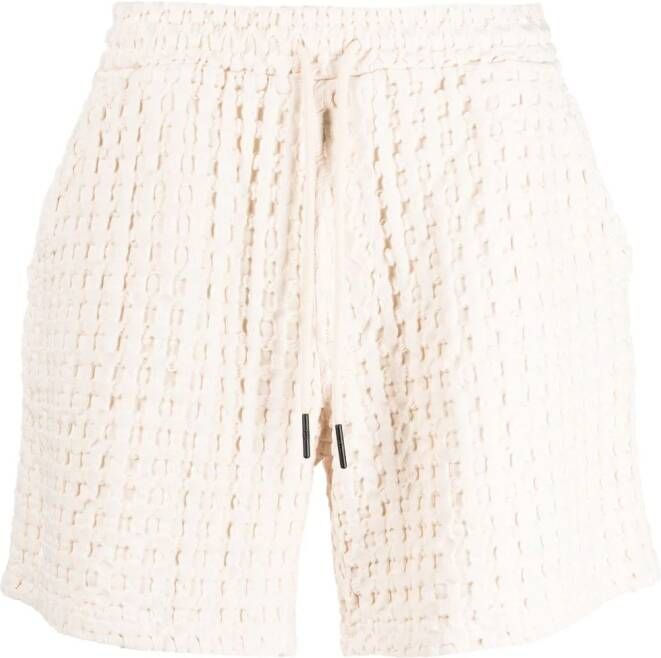 OAS Company Overhemd met wafel-patroon Beige