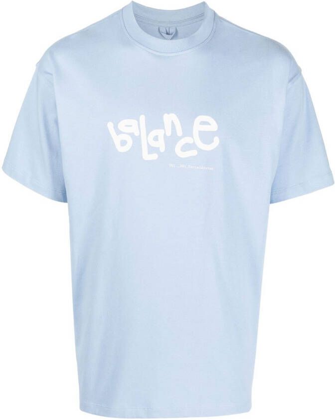 OBJECTS IV LIFE T-shirt met grafische print Blauw