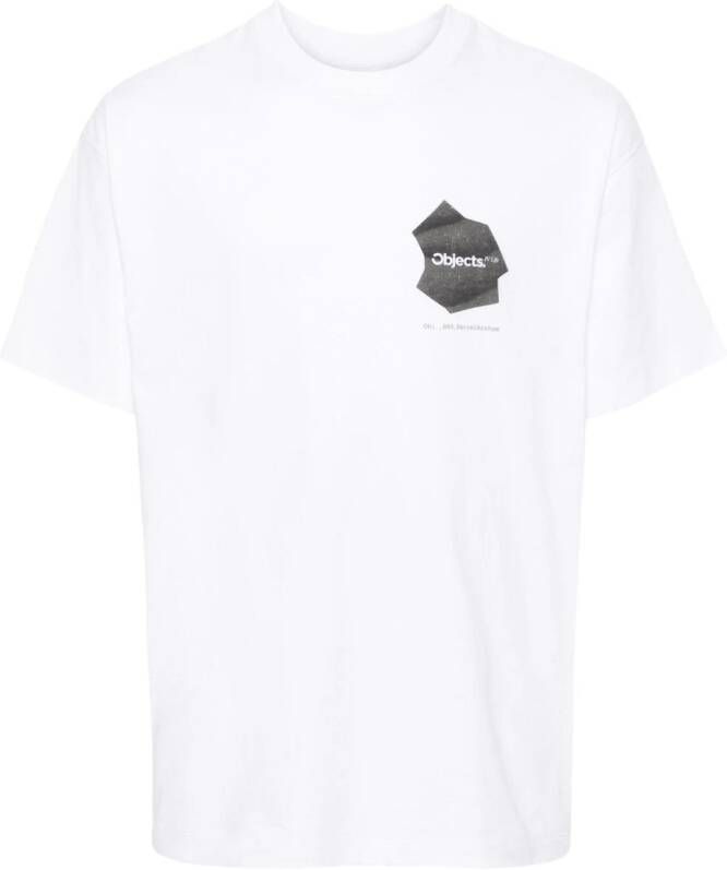 OBJECTS IV LIFE T-shirt met print Wit
