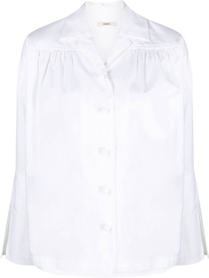Odeeh Blouse met V-hals Wit