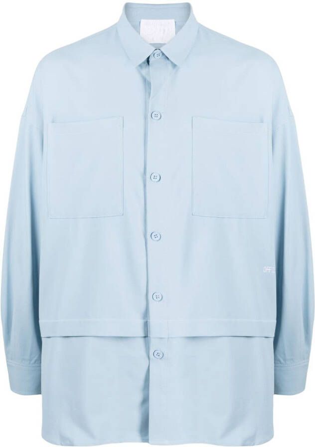 Off Duty Button-up overhemd Blauw