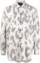 Off Duty Overhemd met luipaardprint Beige - Thumbnail 1